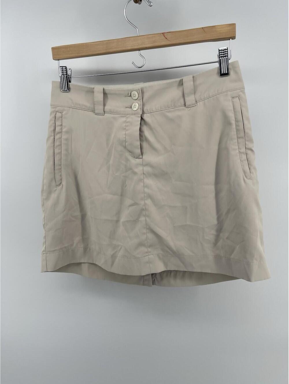 Nike Tour Performance Skirt Womens Size 6 Khaki Golf